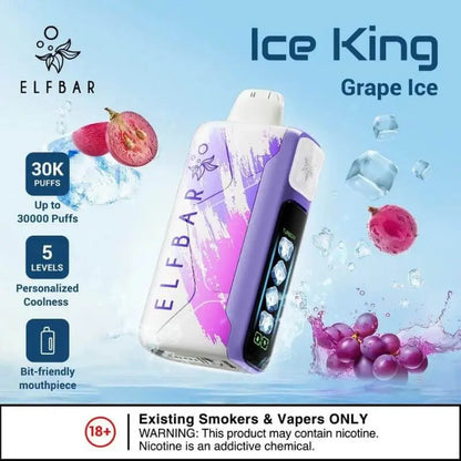 SGVape-ELFBAR ICE KING 30,000 Puffs SG VAPE HUB