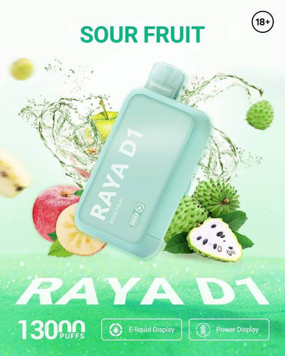 SGVape-ELFBAR-RAYA-D1-13K-SOUR-FRUIT-SG-VAPE-HUB