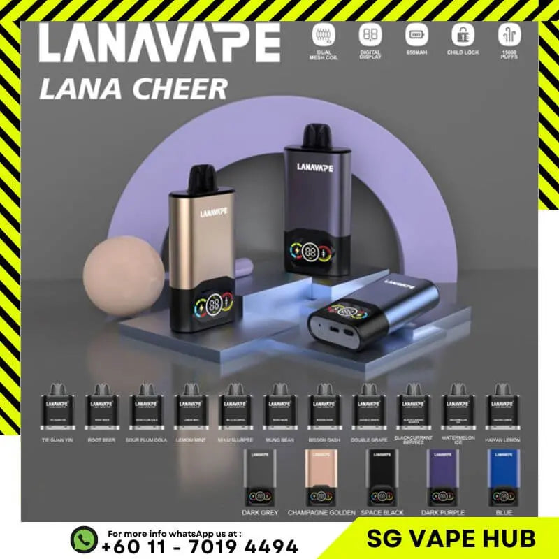 SGVape-LANA CHEERS 15,000 Puffs SG VAPE HUB