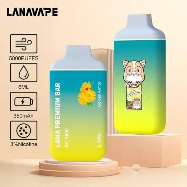 SGVape-LANA-PREMIUM-BAR-5800-PUFFS-GOLDEN-ARMOR-SG-Vape-Hub