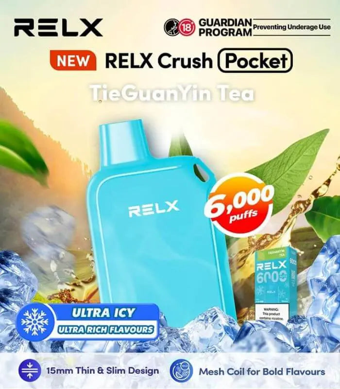 SGVape-RELX-CRUSH-POCKET-6000-TIE-GUAN-YIN-SG-Vape-Hub