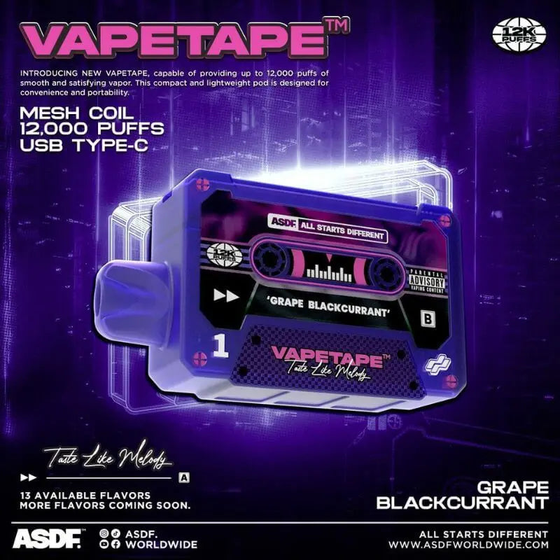 SGVape-VAPETAPE-12K-GRAPE-BUBBLEGUM-SG-Vape-Hub
