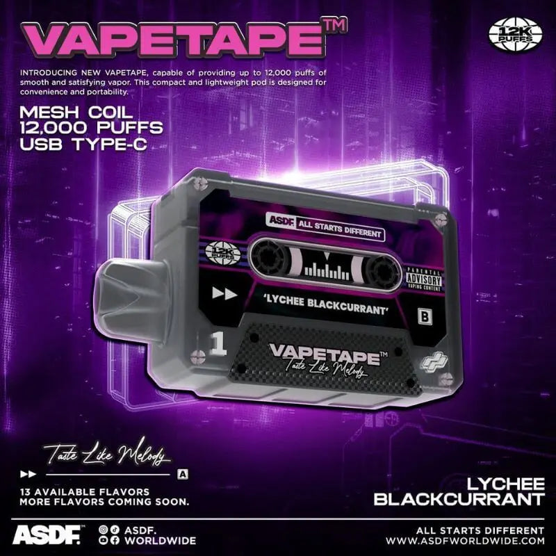 SGVape-VAPETAPE-12K-LYCHEE-BLACKCURRANT-SG-Vape-Hub